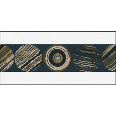 Водонепроникна скатертина на стіл, плівка на стіл "Abstract circles", 60*90 см Водонепроникна скатертина на стіл, плівка на стіл "Abstract circles", 60*90 см